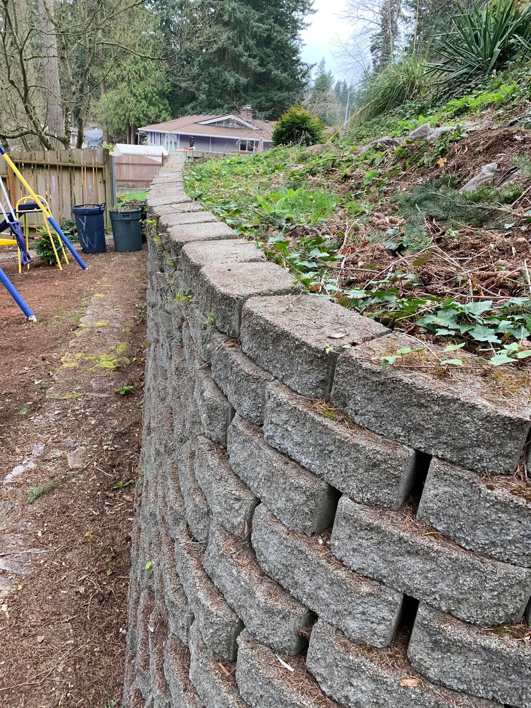 Retaining wall project