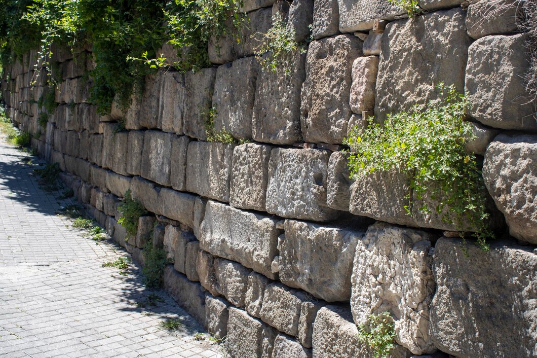 Retaining wall detail